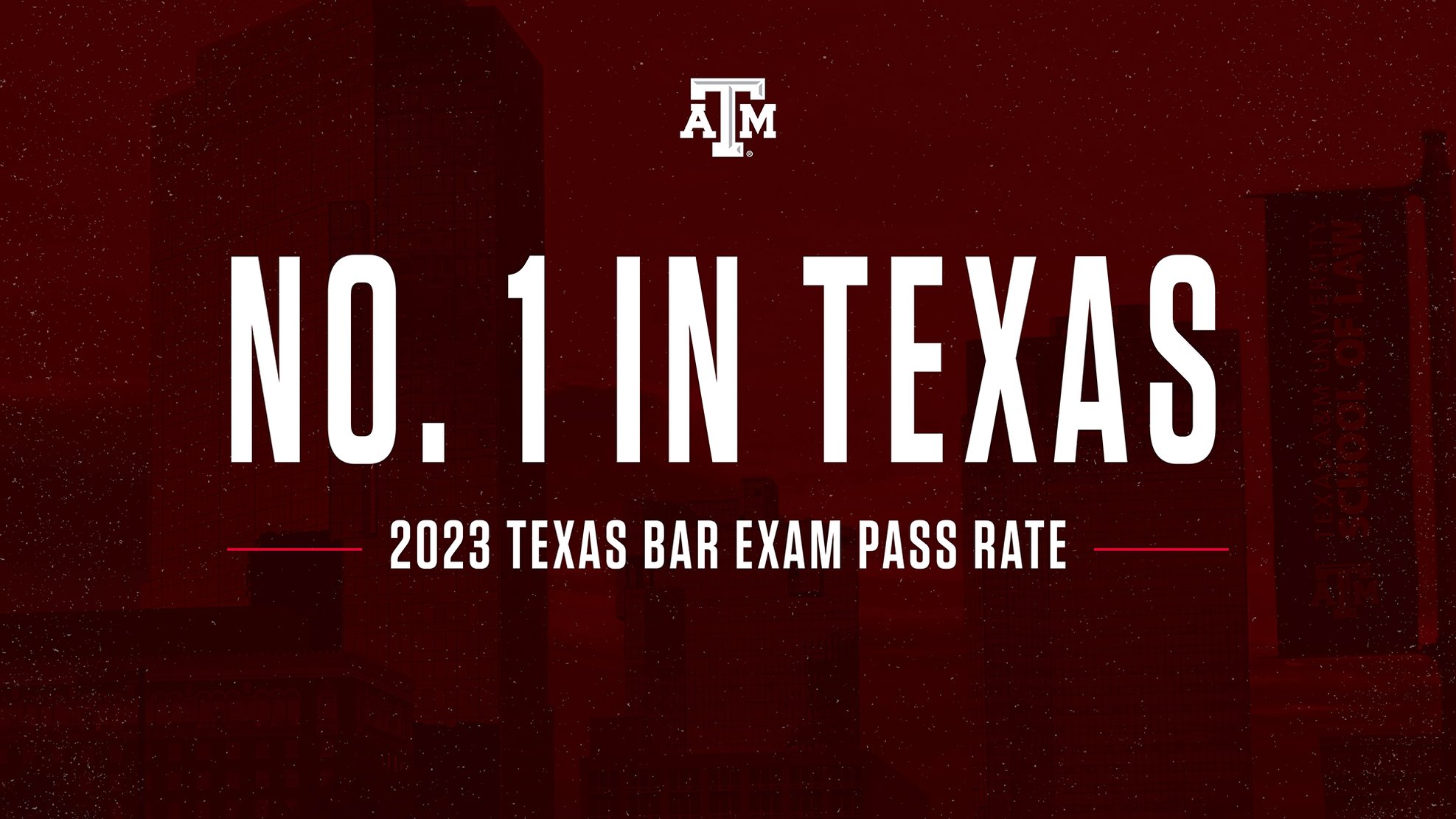 Texas A&M Law Ranks No. 1 In Texas Bar Pass Rate